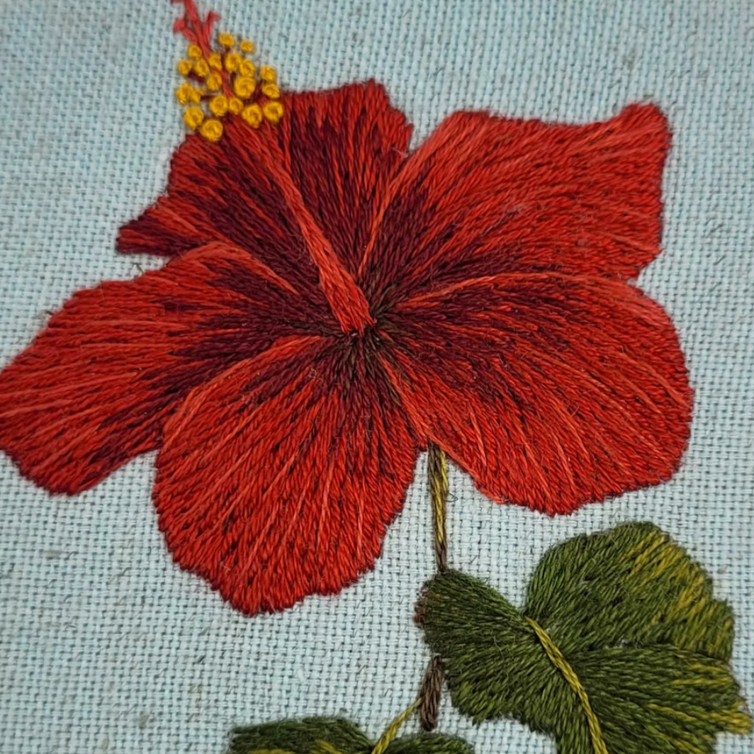 Borda tu primera flor esta semana